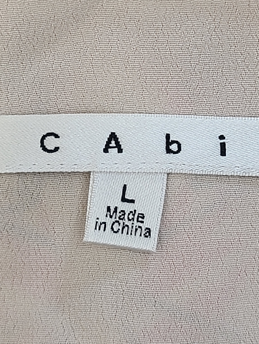 Cabi Limited Edition Batik Print Slip Dress Beige Cream Orange Navy Blue Large - Picture 7 of 10
